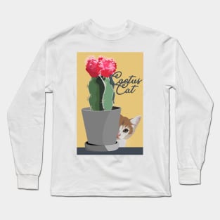 Best days are meowdays Cactus Cat Long Sleeve T-Shirt